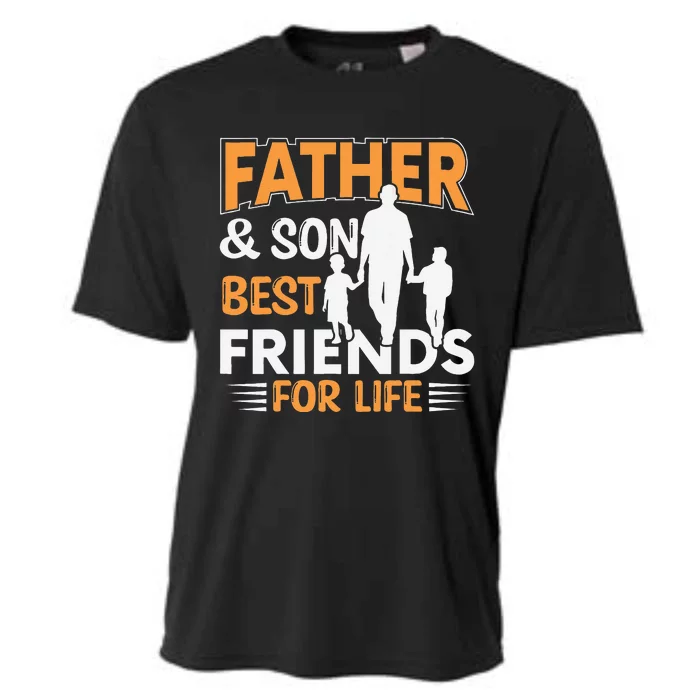 Father And Son Best Friends For Life Men Cooling Performance Crew T-Shirt