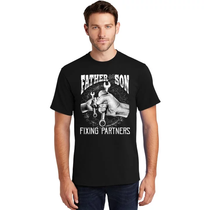 Father And Son Mechanic Mechanic Fathers Day Gift Men Tall T-Shirt