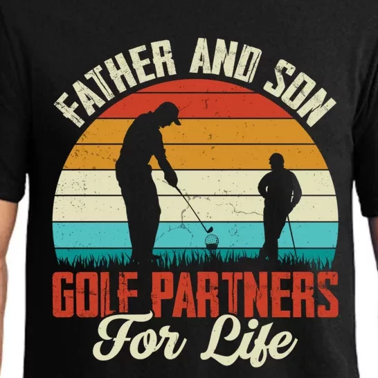 Father And Son Golf Partners For Life Gift Pajama Set