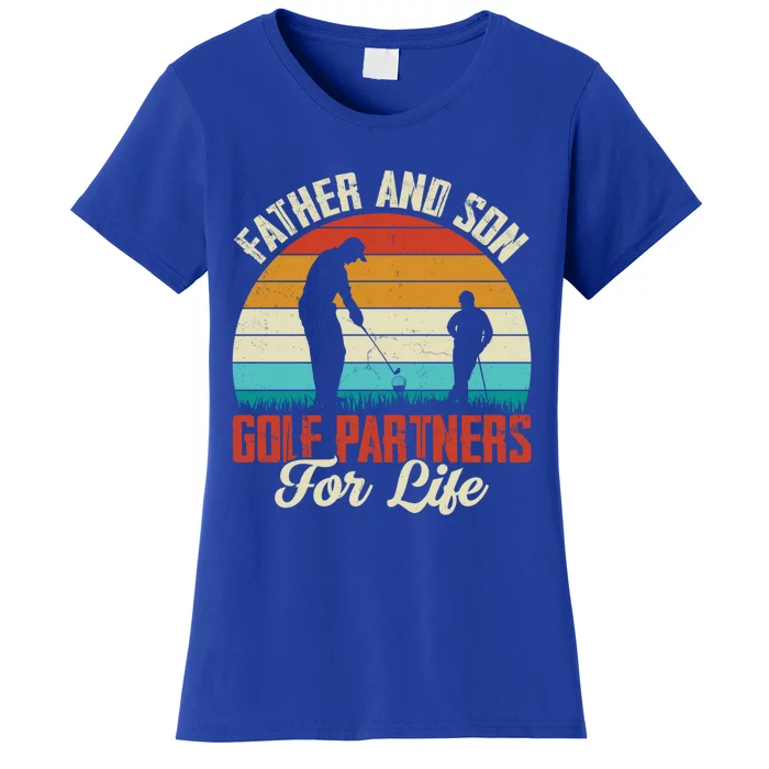 Father And Son Golf Partners For Life Gift Women's T-Shirt