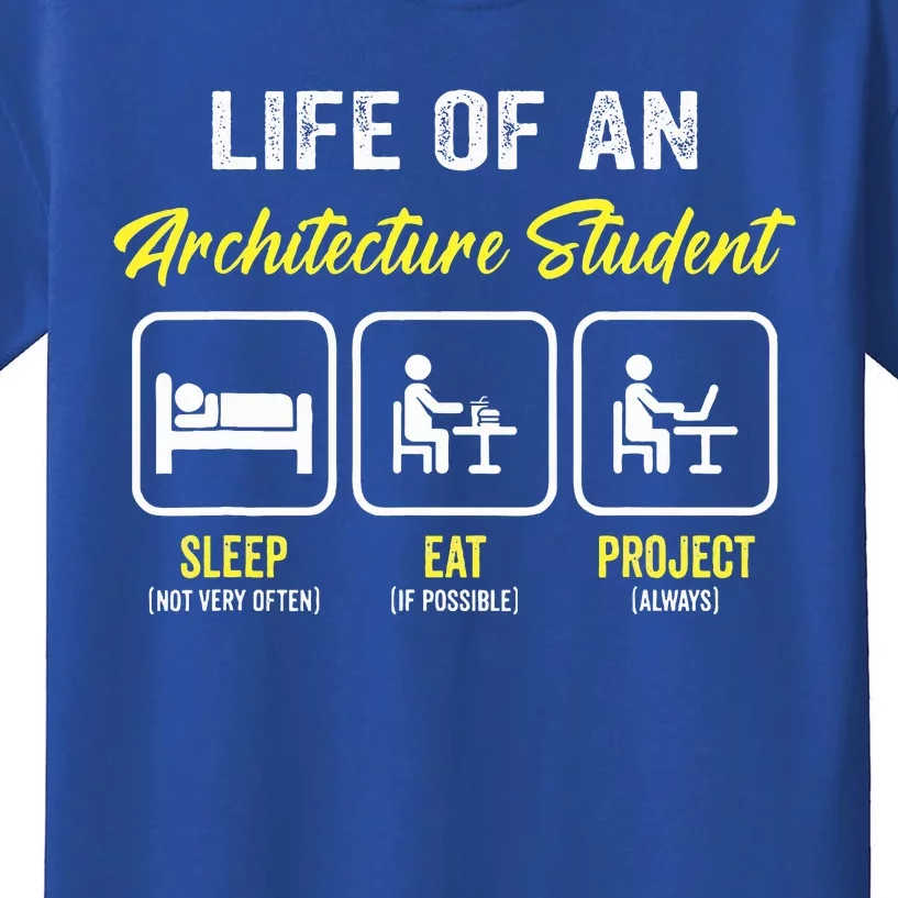 Funny Architecture Student For Architects Architecture Lover Kids T-Shirt