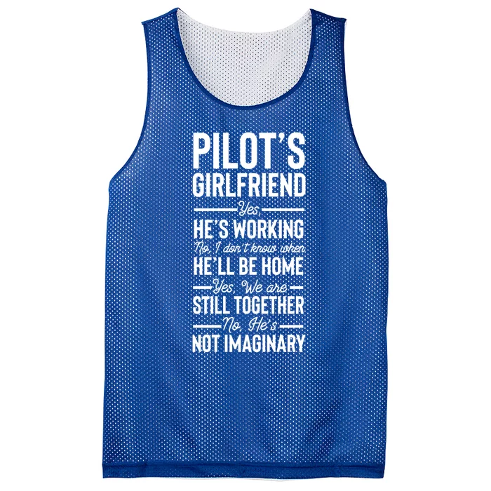 Funny Aviator Surprise Aviation Pilots Friend Cute Gift Mesh Reversible Basketball Jersey Tank