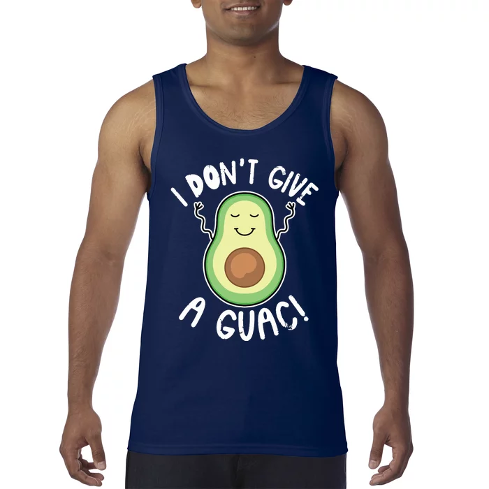 Funny Avocado Shirts I Dont Give A Guac Vegan Tank Top