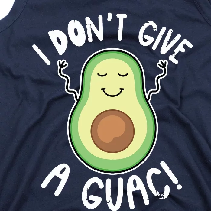 Funny Avocado Shirts I Dont Give A Guac Vegan Tank Top