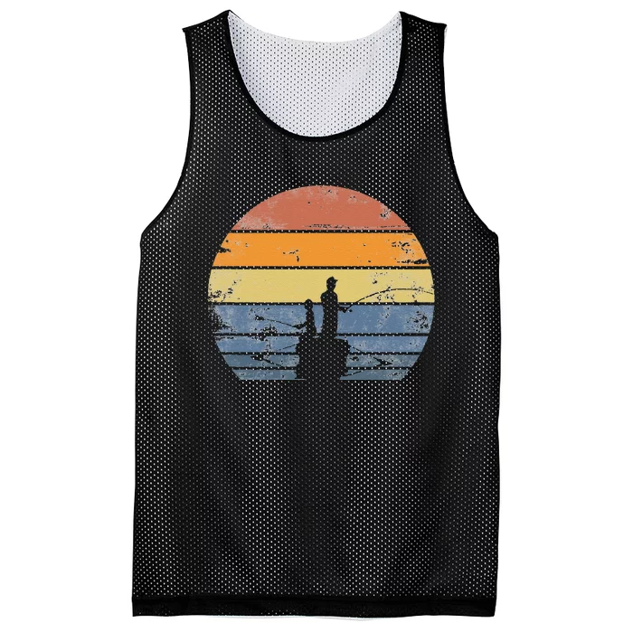 Father And Son Matching Fishing Partners Gift Mesh Reversible Basketball Jersey Tank