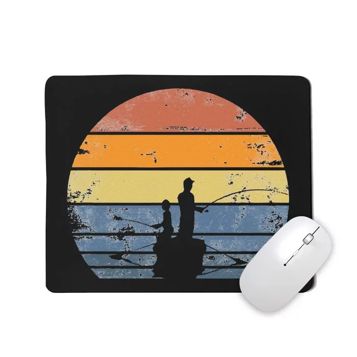 Father And Son Matching Fishing Partners Gift Mousepad