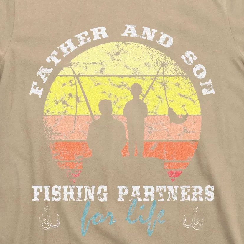 Father And Son Fishing Partners For Life Fishing Fathers Day T-Shirt