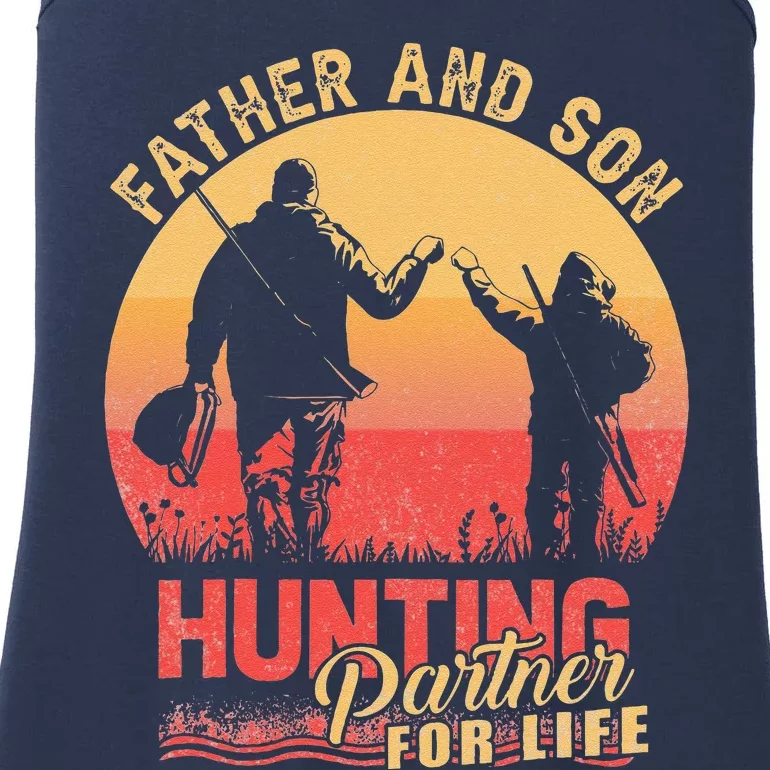 Father And Son Hunting Partners Buddies For Life Fathers Day Ladies Essential Tank