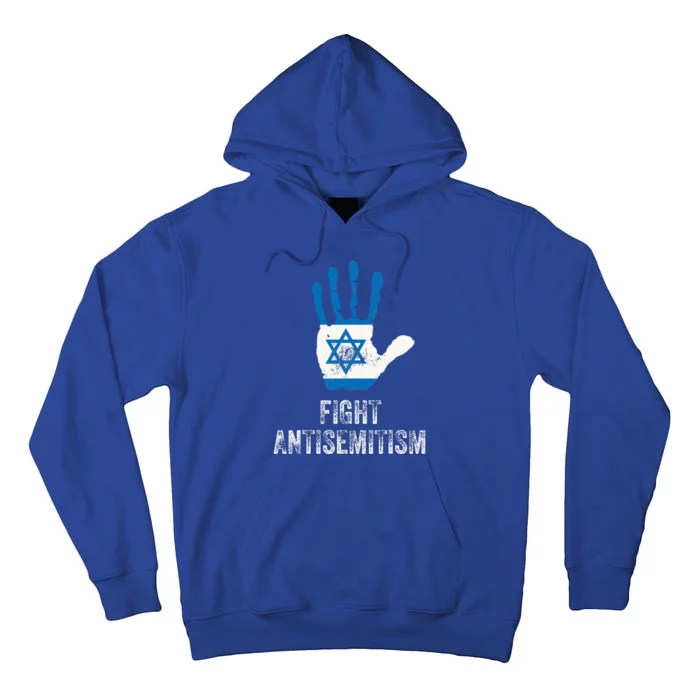 Fight Antisemitism Stop the Hate Jewish Pride Tall Hoodie