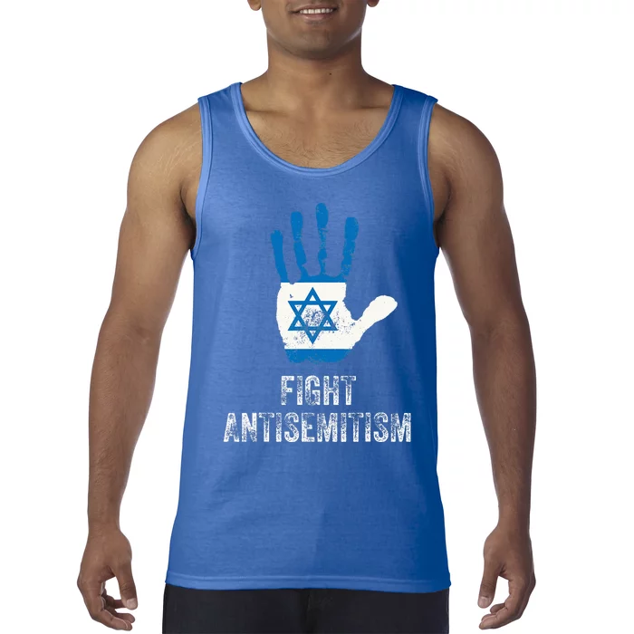 Fight Antisemitism Stop the Hate Jewish Pride Tank Top