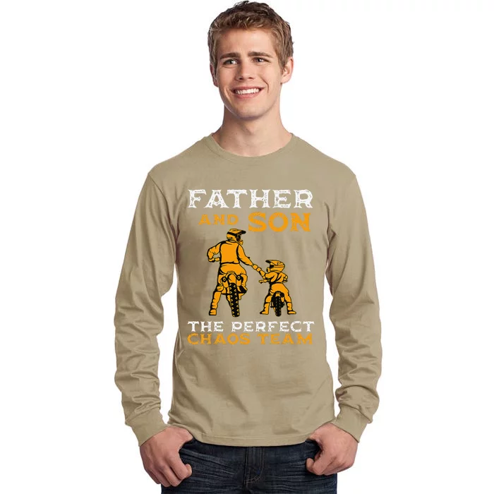 Father And Son Team Fathers Day Tall Long Sleeve T-Shirt