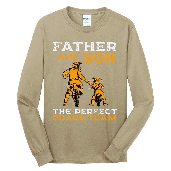 Father And Son Team Fathers Day Tall Long Sleeve T-Shirt