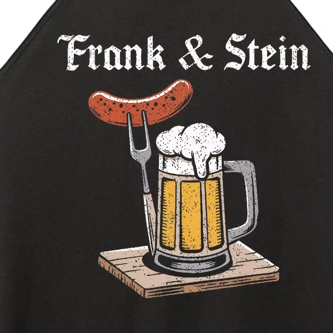 Frank And Stein German Beer Drinking Oktoberfest Women’s Perfect Tri Rocker Tank