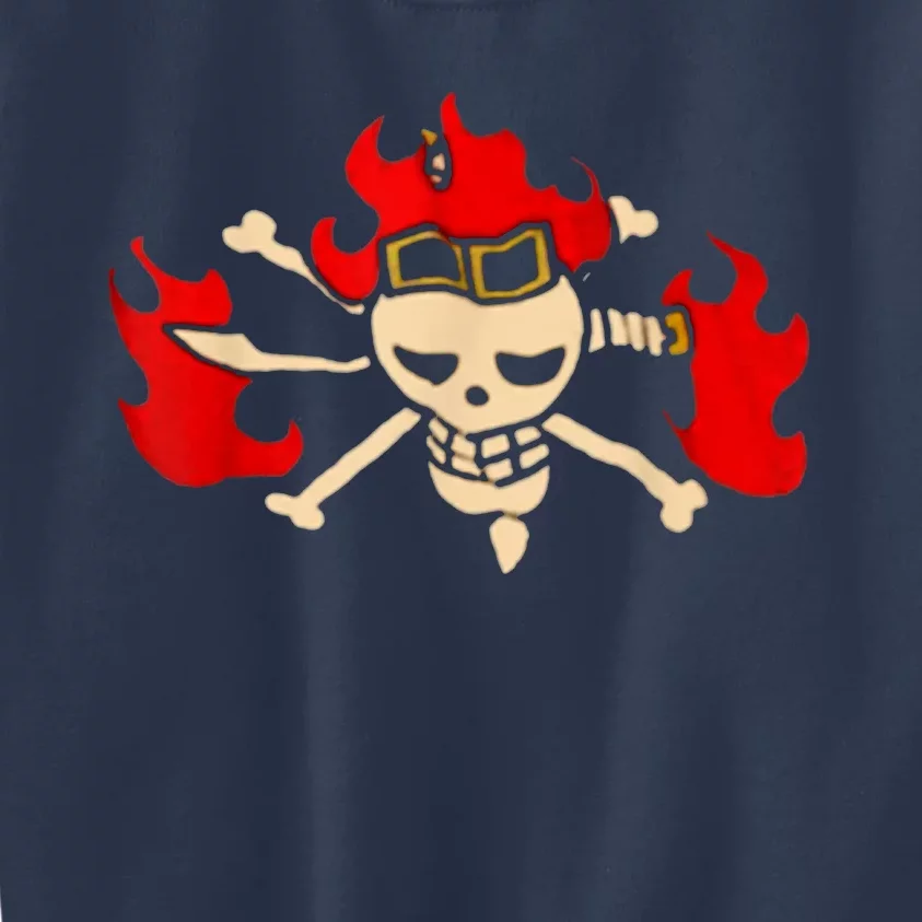 Fire And Skull Kids Sweatshirt