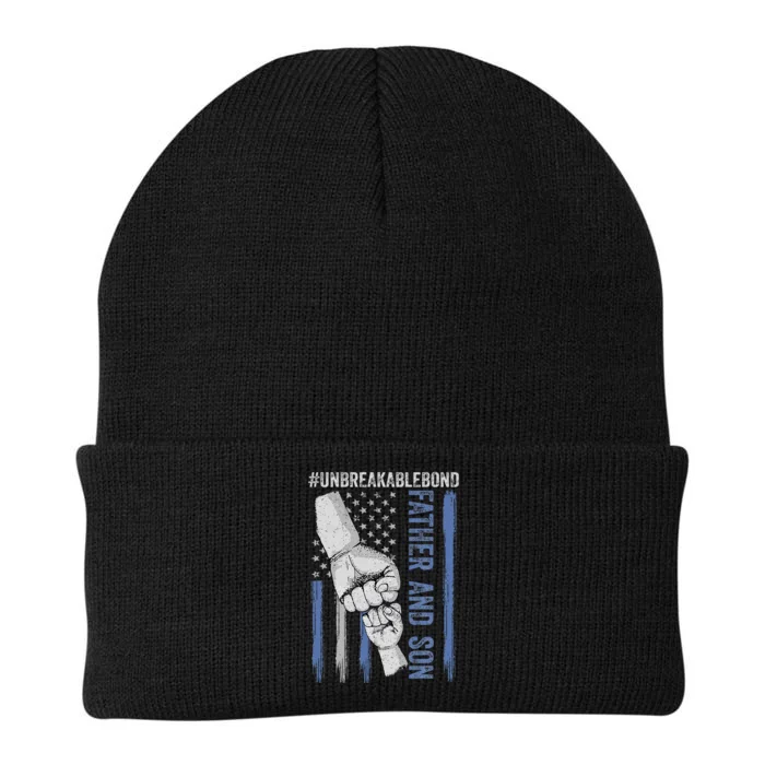 Father and Son Unbreakable Bond Father Day Gifts Knit Cap Winter Beanie