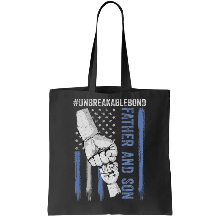 Father and Son Unbreakable Bond Father Day Gifts Tote Bag