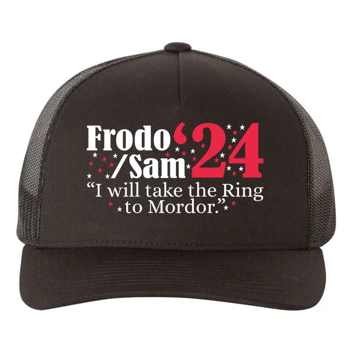 Frodo And Sam 2024 I Will Take The Ring To Mordor 2024 Yupoong Adult 5-Panel Trucker Hat