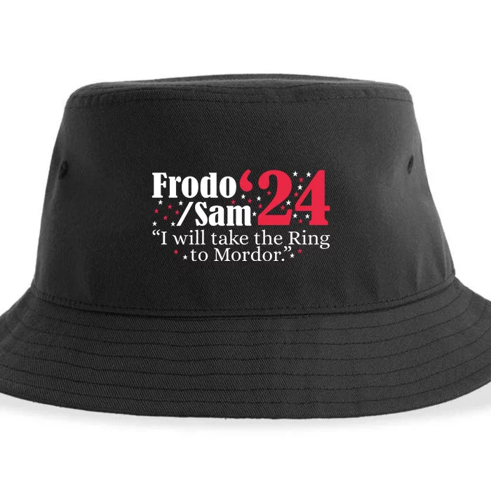 Frodo And Sam 2024 I Will Take The Ring To Mordor 2024 Sustainable Bucket Hat