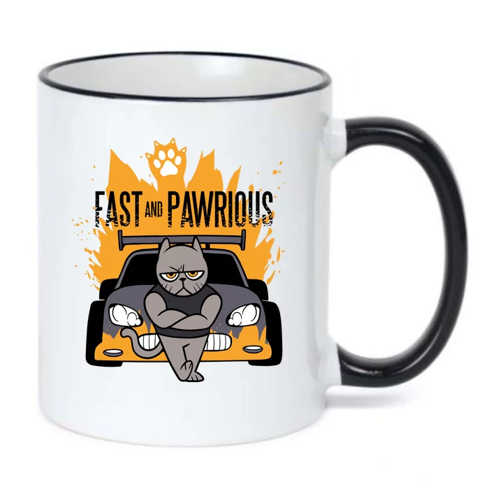 Fast And Pawrious Black Color Changing Mug