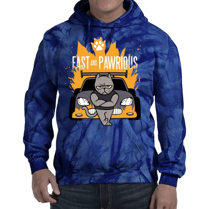 Fast And Pawrious Tie Dye Hoodie