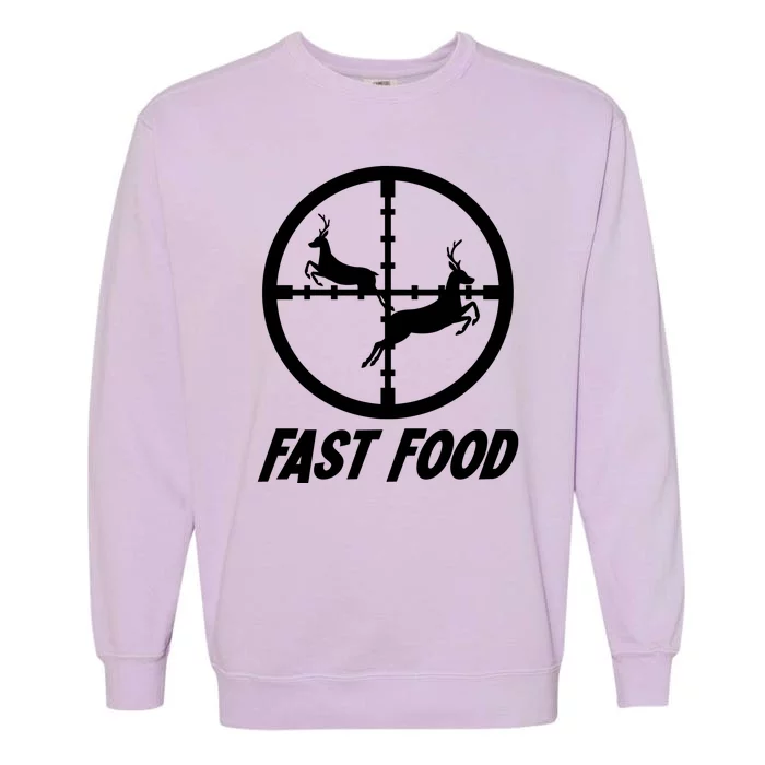 Fast Food Hunting Deer Garment-Dyed Sweatshirt