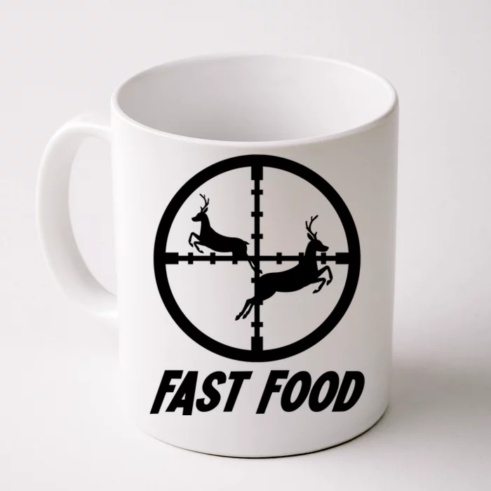Fast Food Hunting Deer Front & Back Coffee Mug
