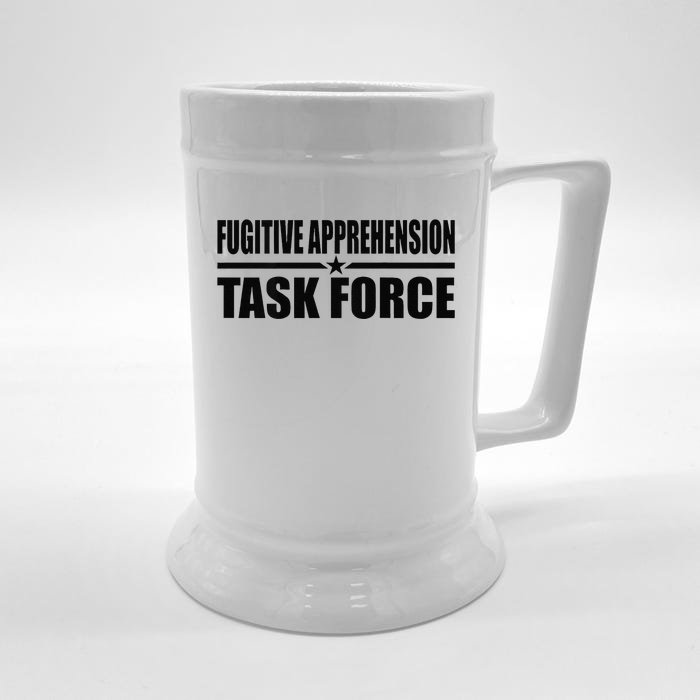 Fugitive Apprehension Task Force Bounty Hunter Front & Back Beer Stein