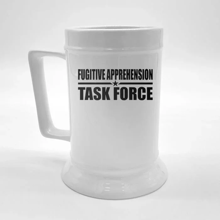 Fugitive Apprehension Task Force Bounty Hunter Front & Back Beer Stein