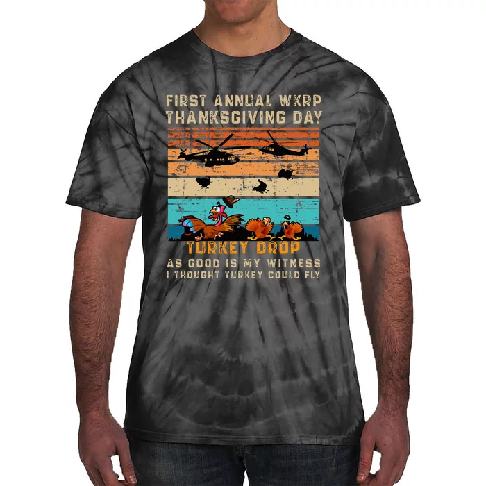 First Annual Thanksgiving Day Turkey Drop 23 November Tie-Dye T-Shirt