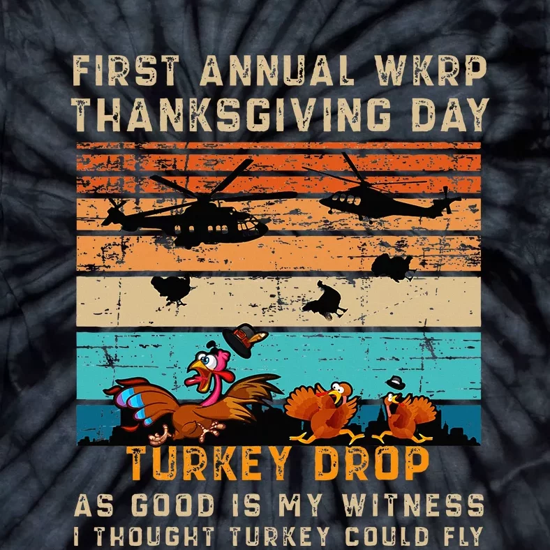 First Annual Thanksgiving Day Turkey Drop 23 November Tie-Dye T-Shirt