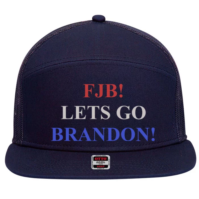 FJB AMERICAN TEE SHIRT. LETS GO BRANDON. 7 Panel Mesh Trucker Snapback Hat