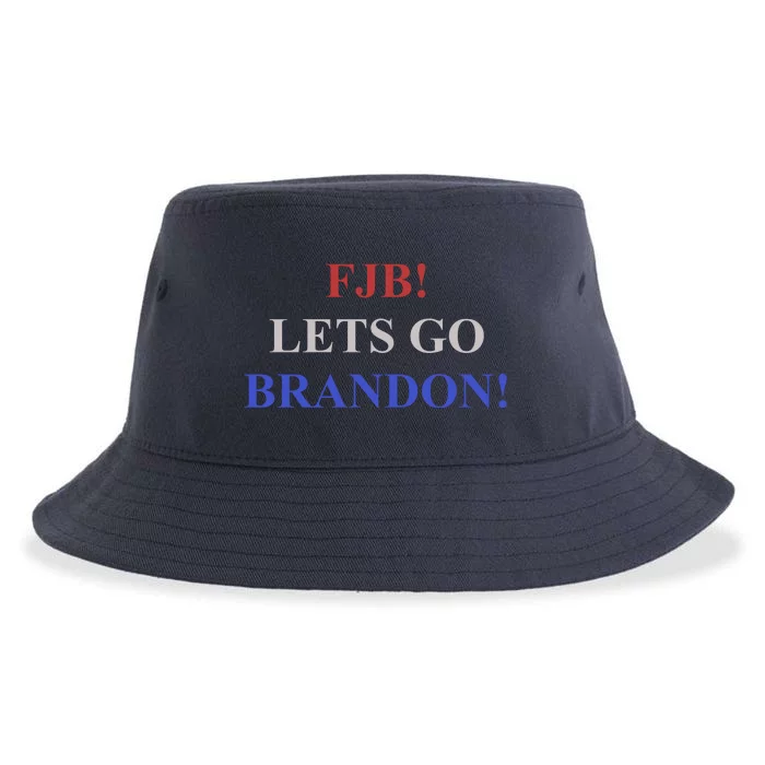 FJB AMERICAN TEE SHIRT. LETS GO BRANDON. Sustainable Bucket Hat