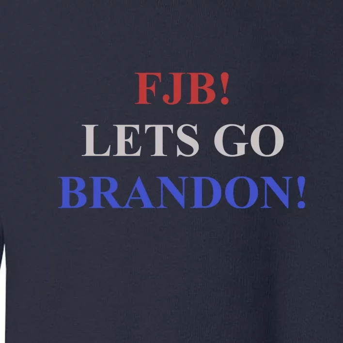 FJB AMERICAN TEE SHIRT. LETS GO BRANDON. Toddler Sweatshirt