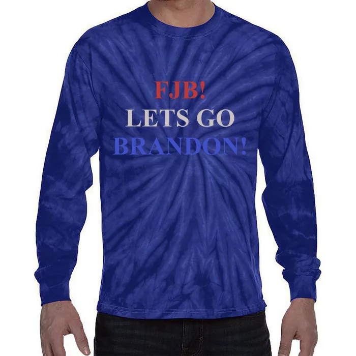 FJB AMERICAN TEE SHIRT. LETS GO BRANDON. Tie-Dye Long Sleeve Shirt