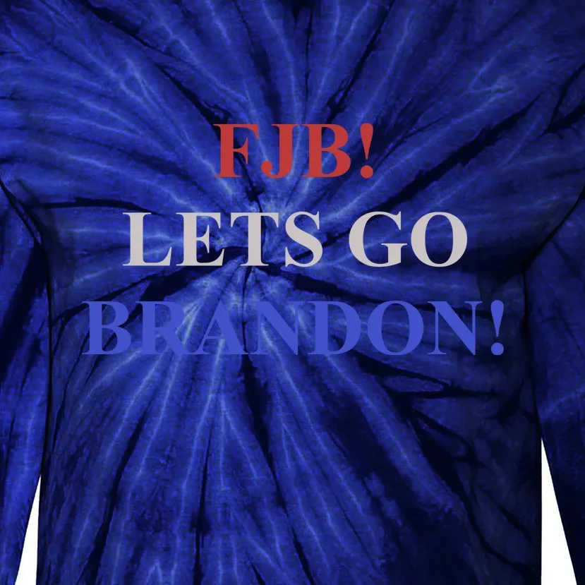 FJB AMERICAN TEE SHIRT. LETS GO BRANDON. Tie-Dye Long Sleeve Shirt