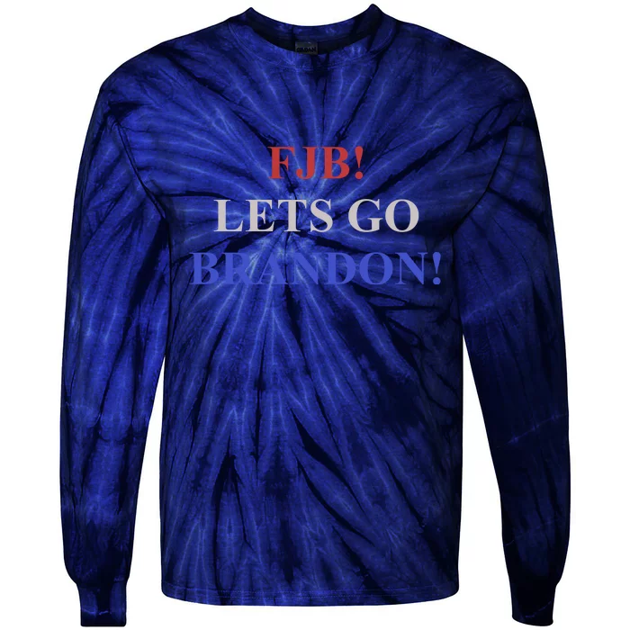 FJB AMERICAN TEE SHIRT. LETS GO BRANDON. Tie-Dye Long Sleeve Shirt