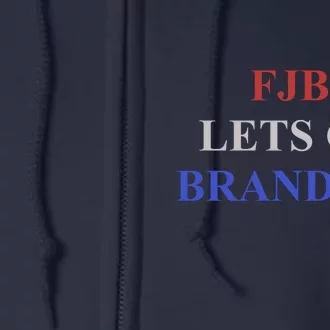 FJB AMERICAN TEE SHIRT. LETS GO BRANDON. Full Zip Hoodie