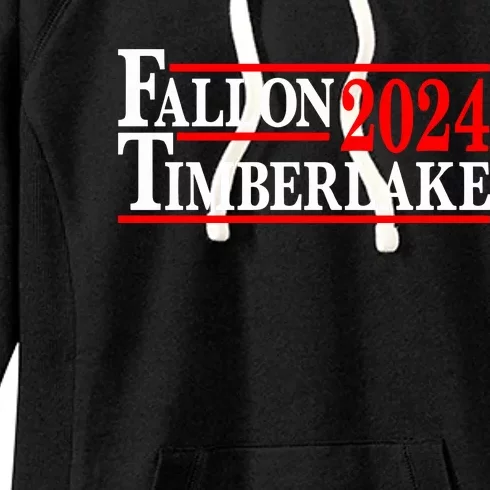 Fallon And Timberlake Election 2024 Women's Fleece Hoodie