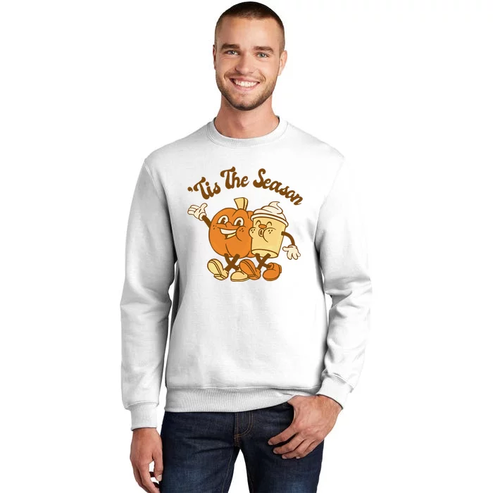 Fall Autumn Tis The Season Pumpkin Spice Coffee Latte Sweatshirt