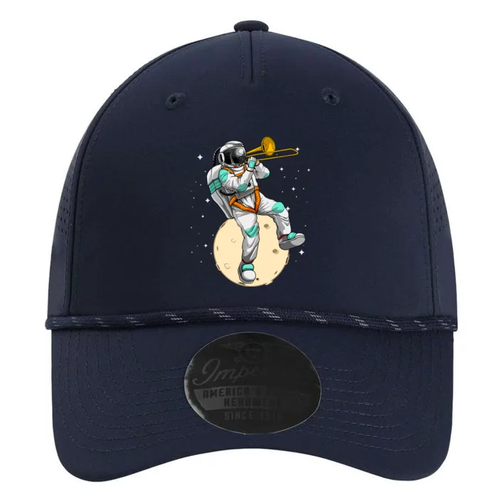 Funny Astronaut Trombone Art For Trombone Player Performance The Dyno Cap