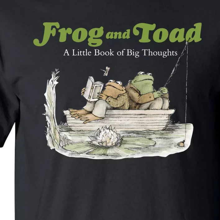 Frog And Toad A Little Book Of Big Thoughts Lover Gift Idea Trending Tall T-Shirt