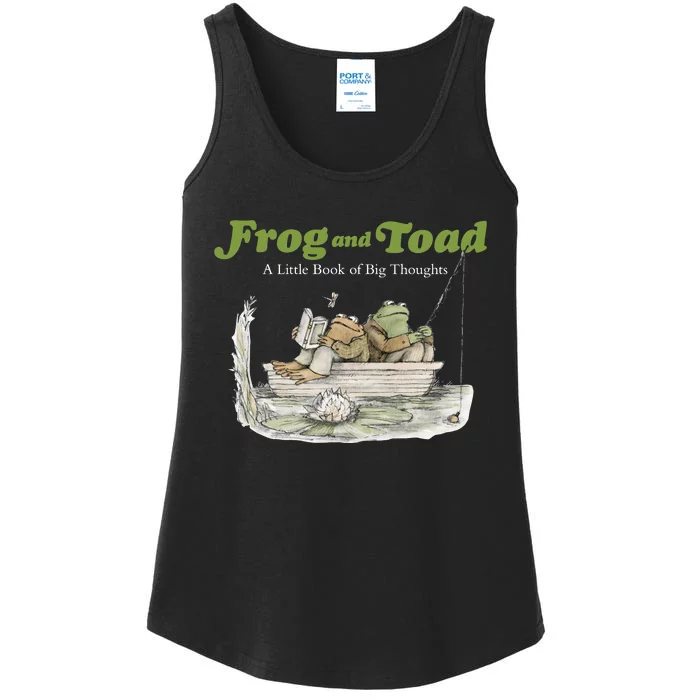 Frog And Toad A Little Book Of Big Thoughts Lover Gift Idea Trending Ladies Essential Tank