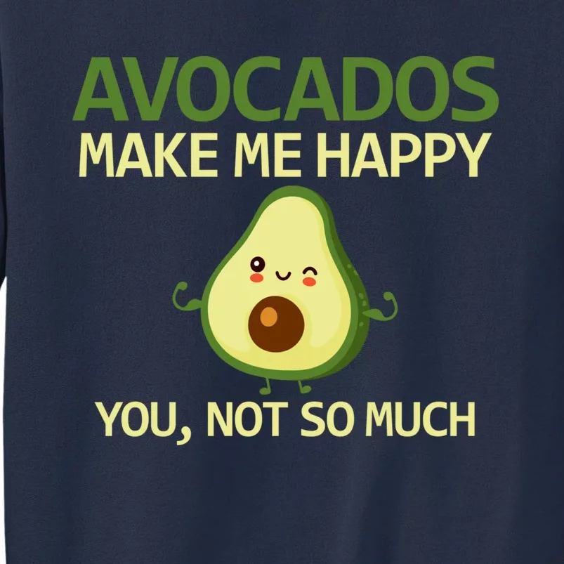 Funny Avocado Themed Gifts Vegan Winking Avocado Face Sweatshirt