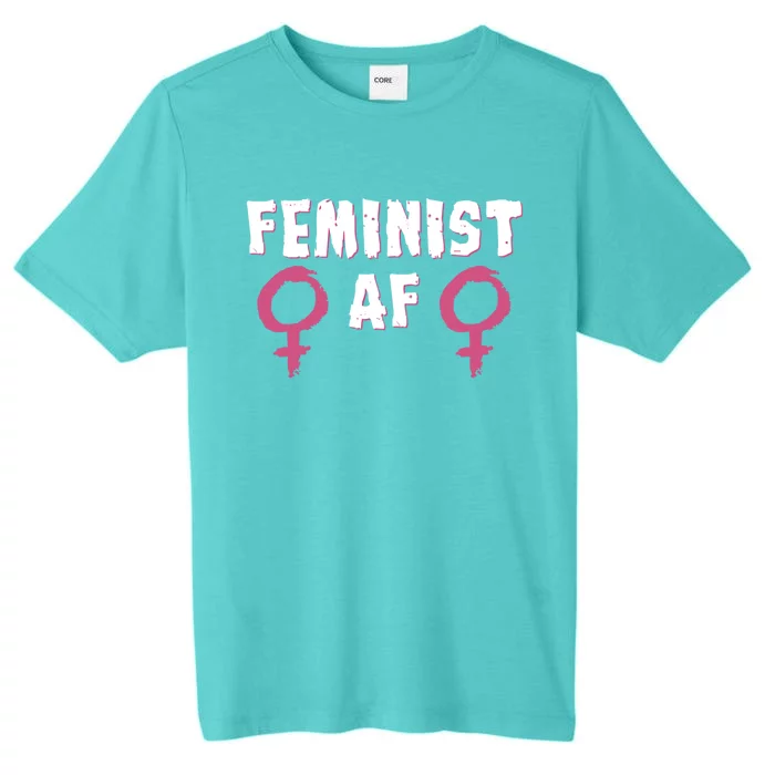 Feminist Af Tee Retro Vintage 70's Feminism Tee Great Gift ChromaSoft Performance T-Shirt