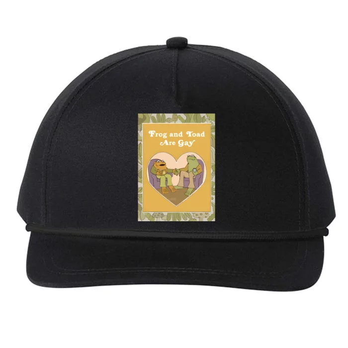 Frog And Toad Snapback Five-Panel Rope Hat