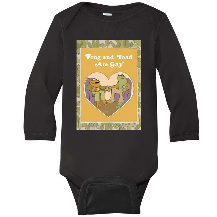 Frog And Toad Baby Long Sleeve Bodysuit