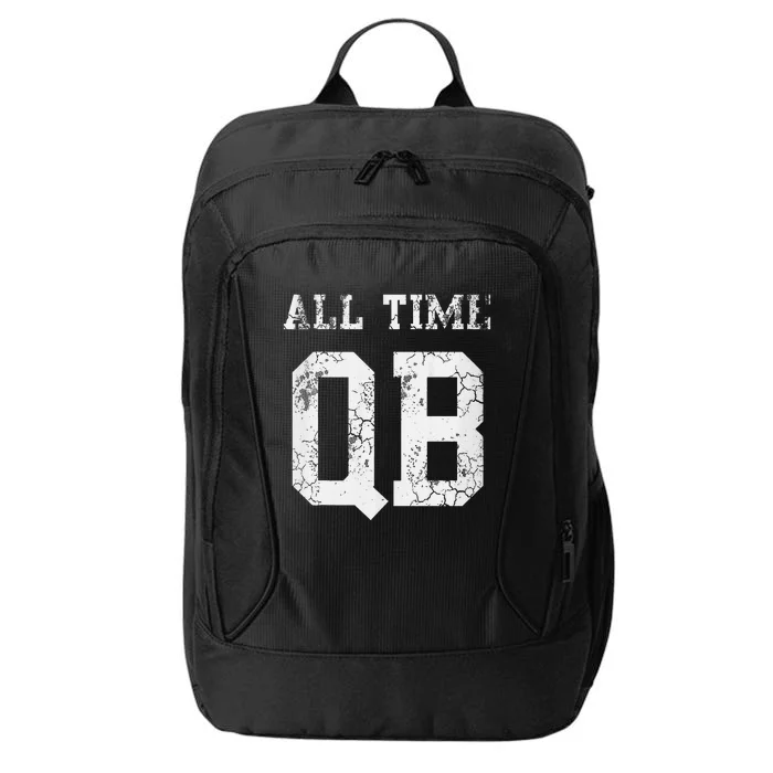 Football All Time Qb Quarterback Dad City Backpack