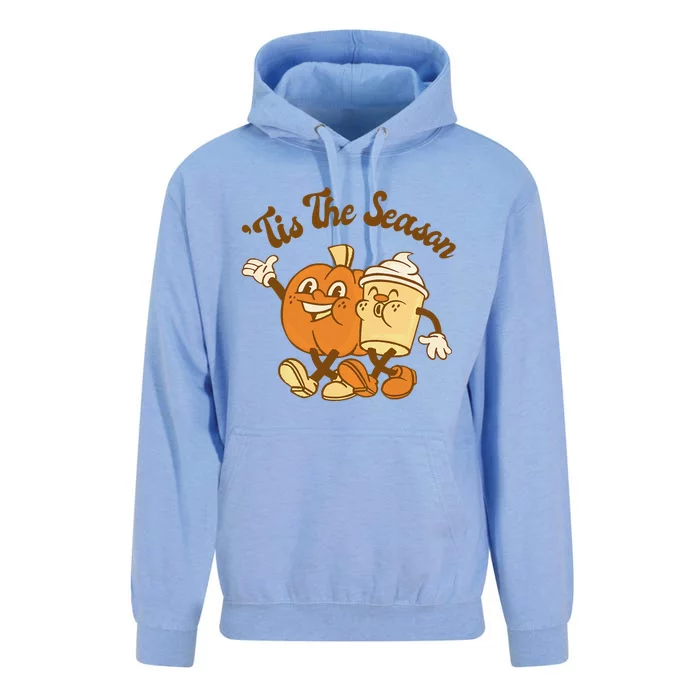 Fall Autumn Tis The Season Pumpkin Spice Coffee Latte Unisex Surf Hoodie