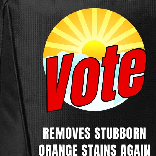 Funny Anti Trump Election Cleaner Vote Against Republicans City Backpack