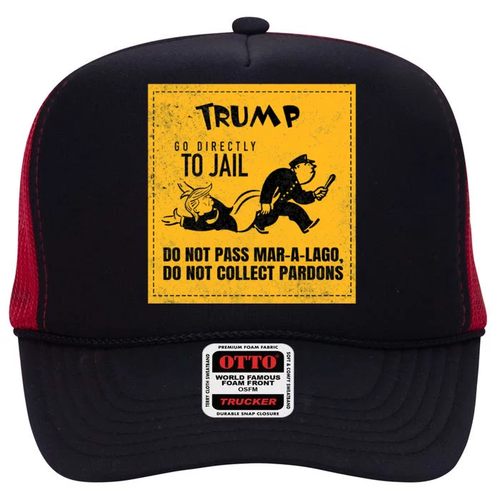 Funny Anti Trump Election Cleaner Vote Against Republicans High Crown Mesh Trucker Hat